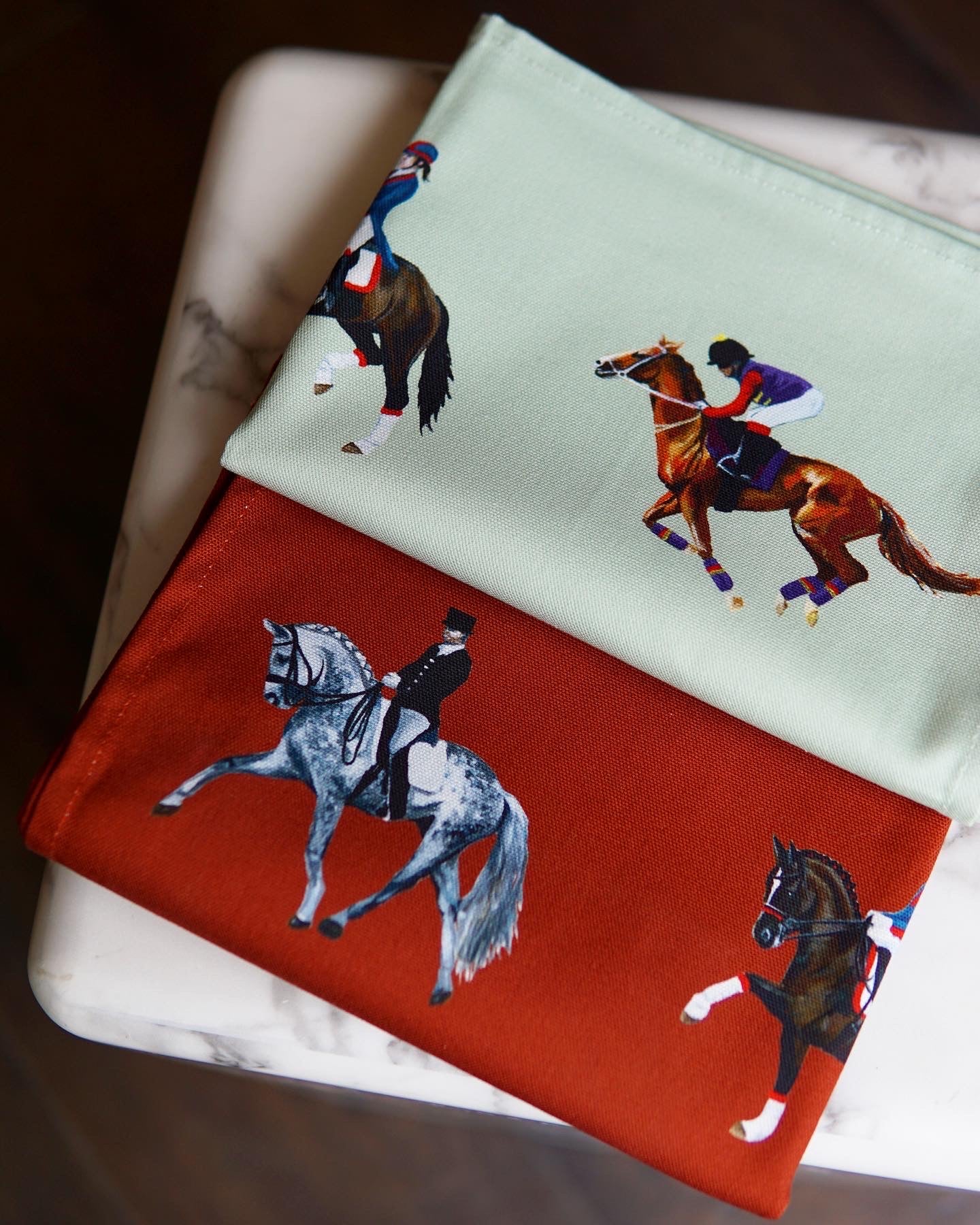 Dressage & Racehorses 100% Cotton Tea Towels
