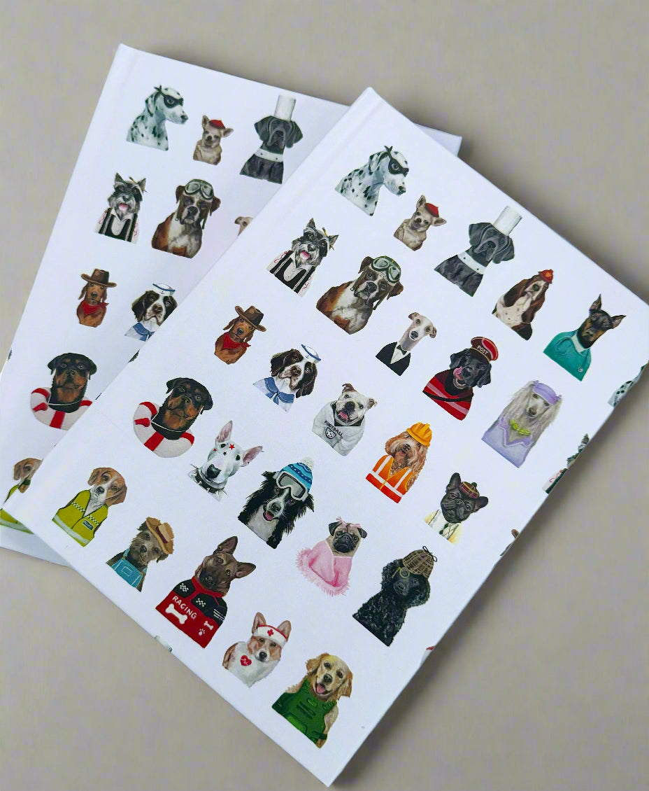 DOGS Hardback Lined Notebook