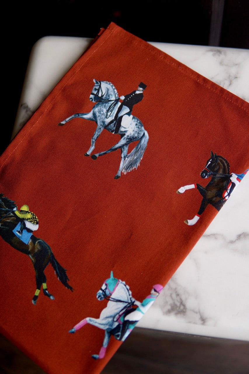 Dressage & Racehorses 100% Cotton Tea Towels