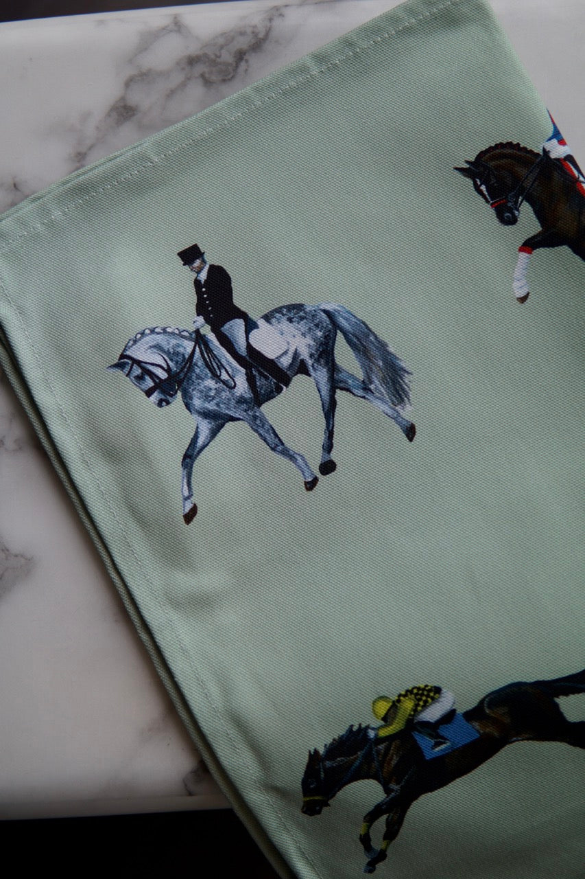 Dressage & Racehorses 100% Cotton Tea Towels