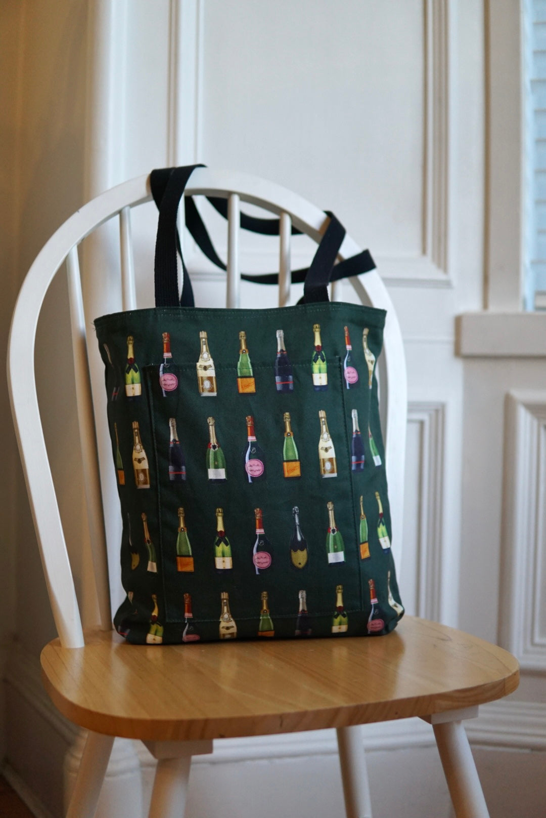Reversible Champagne & Fizz Tote Bag