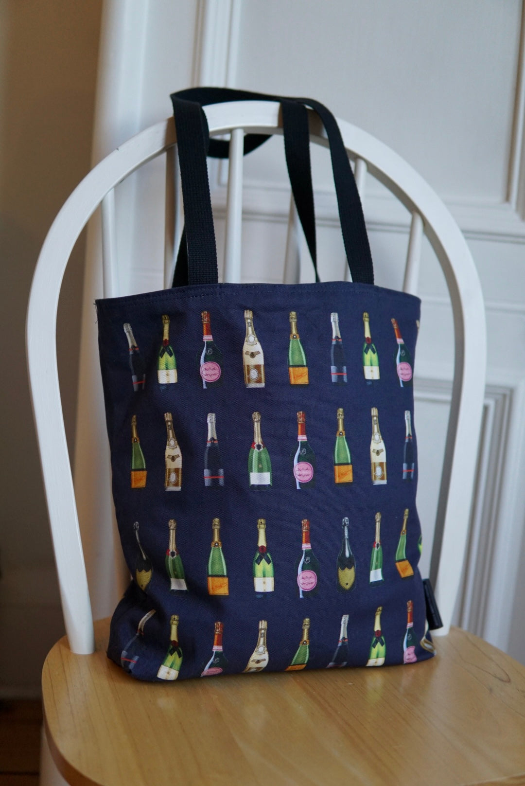 Reversible Champagne & Fizz Tote Bag