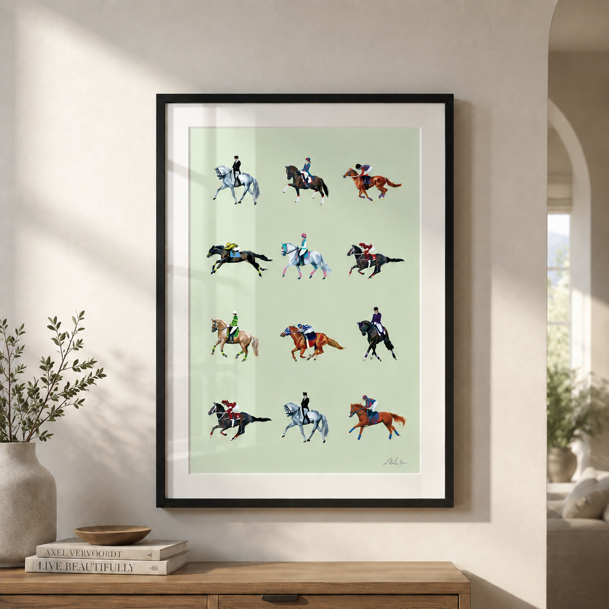 Dressage & Racehorses Limited Edition Print