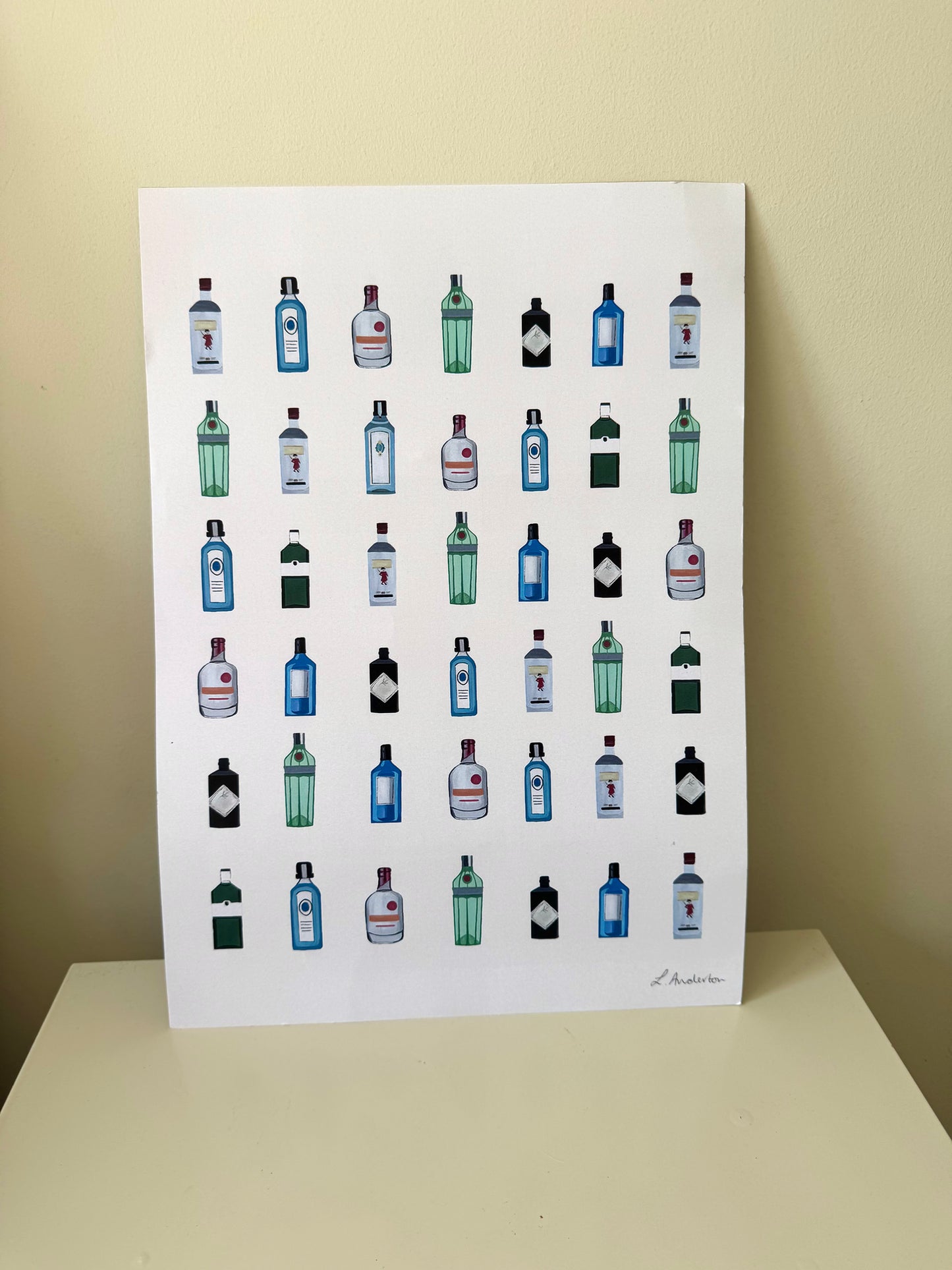 GIN A3 Paper Print - Sale