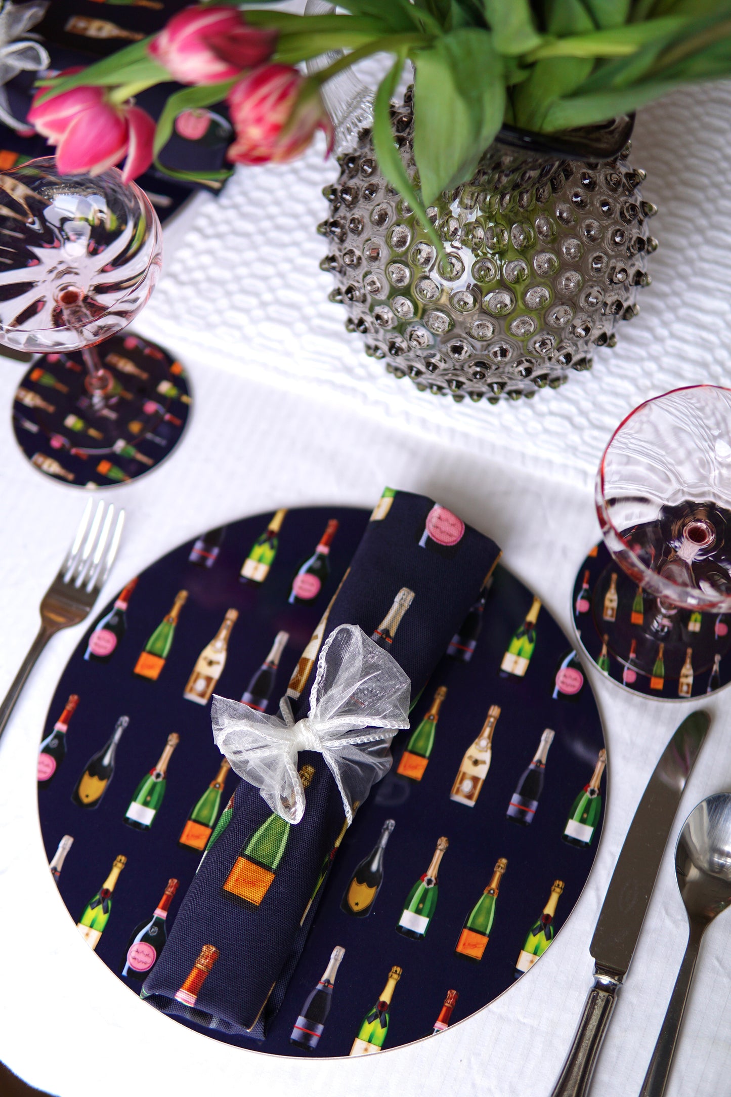Champagne & Fizz Cotton Napkins