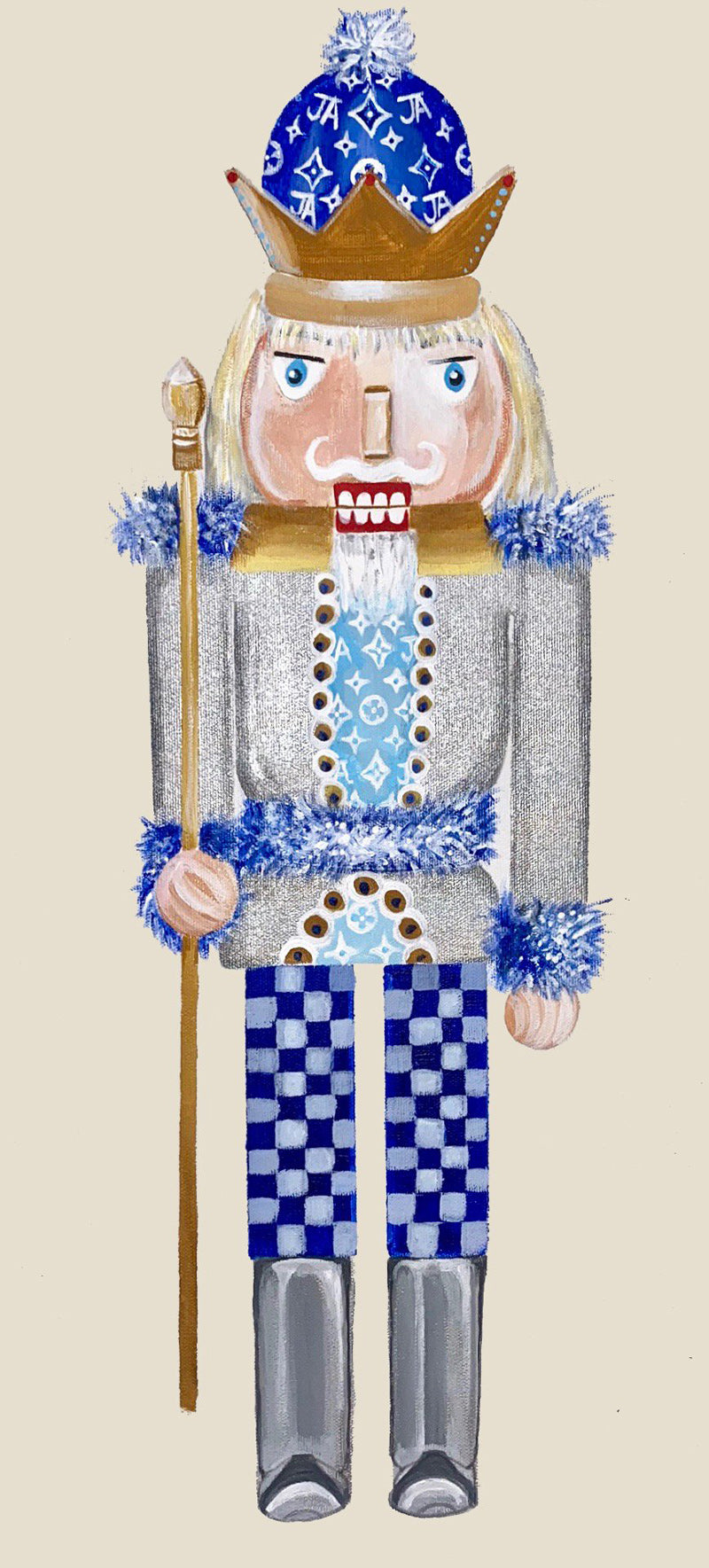 Christmas Nutcracker Painting