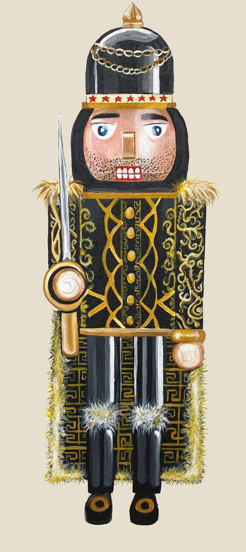 Christmas Nutcracker painting