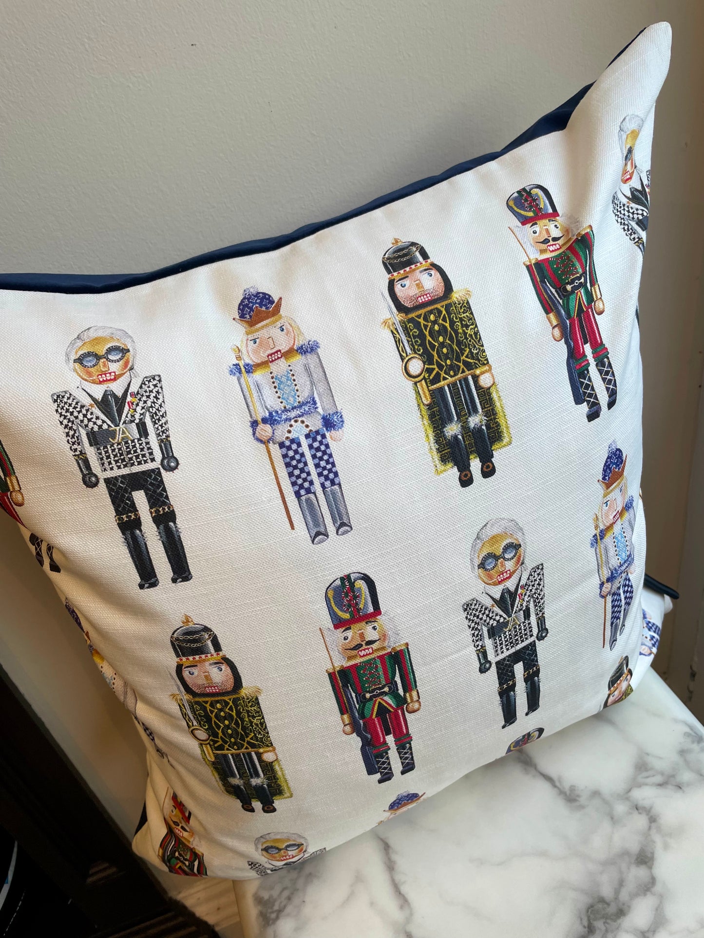 Designer Nutcracker Velvet Cushions