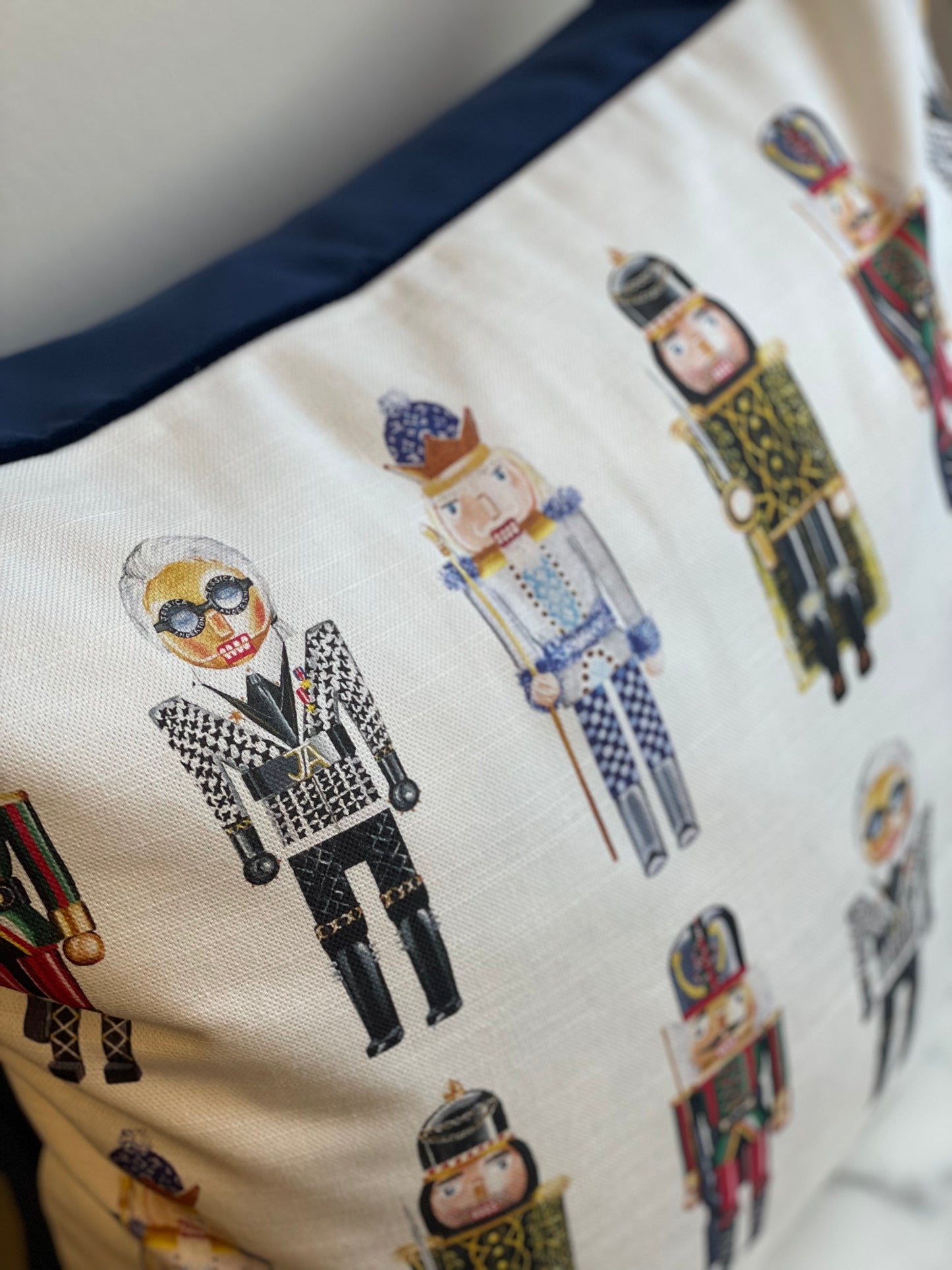 Designer Nutcracker Velvet Cushions