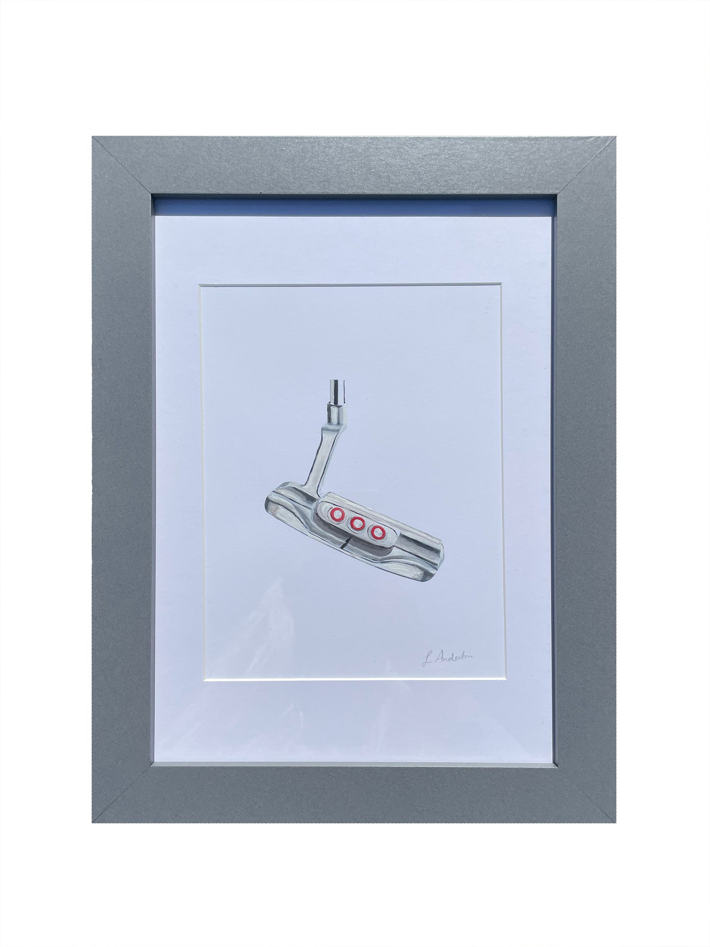 Golf Putter Original Painting