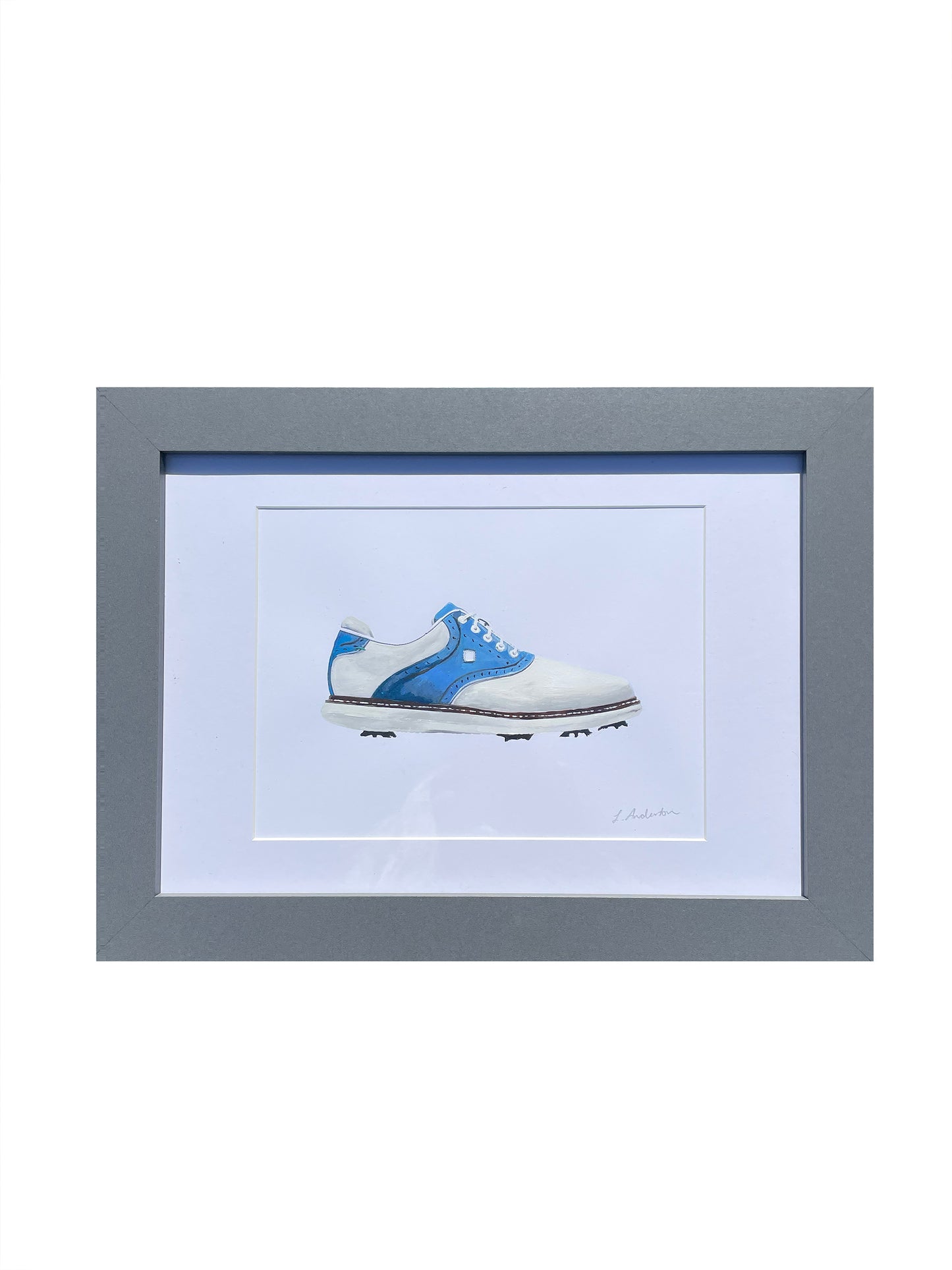 Golf Shoe Original Painting