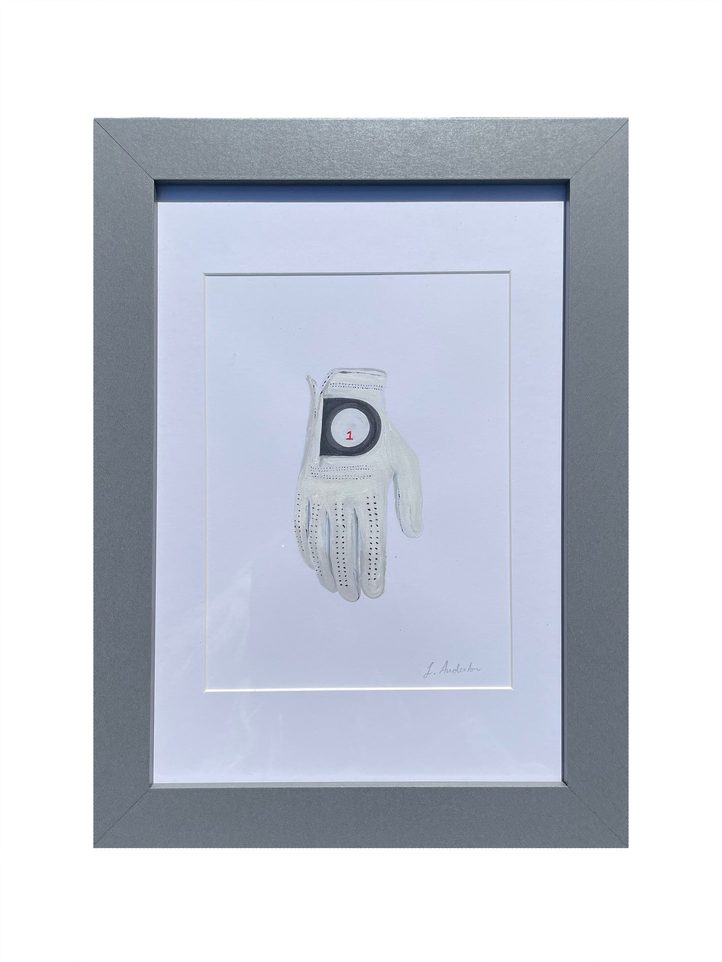 Golf Glove Original Painting