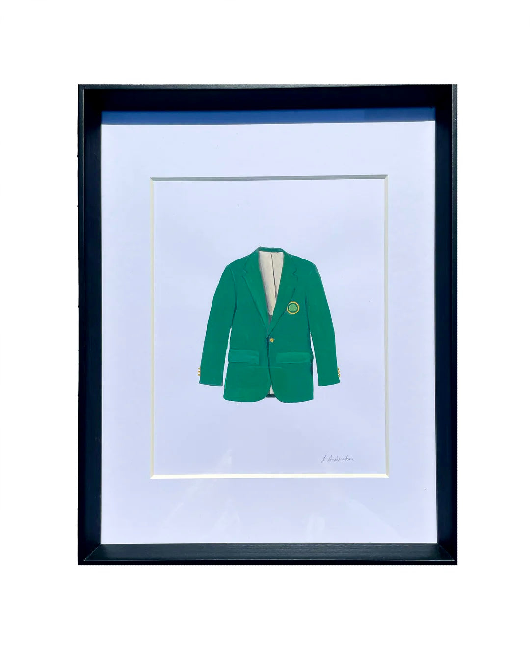 Green Jacket Original Painting