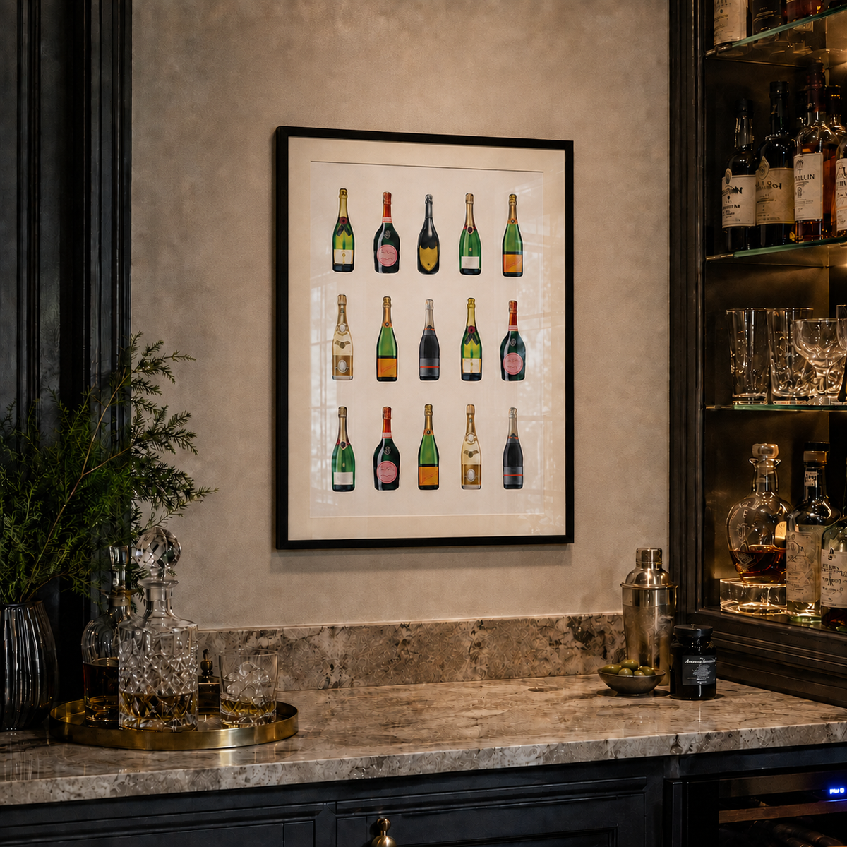 Champagne & Fizz Limited Edition Print