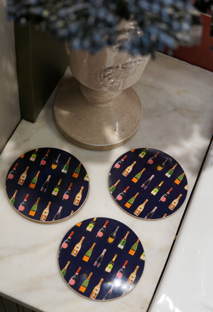 Champagne & Fizz Coasters