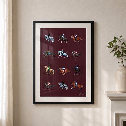 Dressage & Racehorses Limited Edition Print