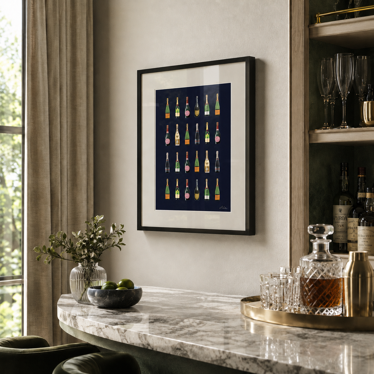 Champagne & Fizz Limited Edition Print