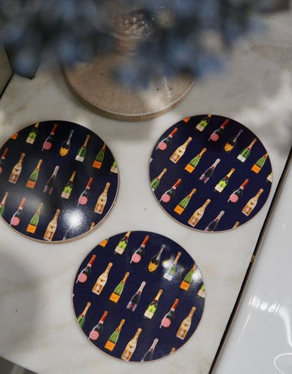 Champagne & Fizz Coasters