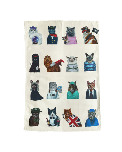 CATS 100% Cotton Tea Towels