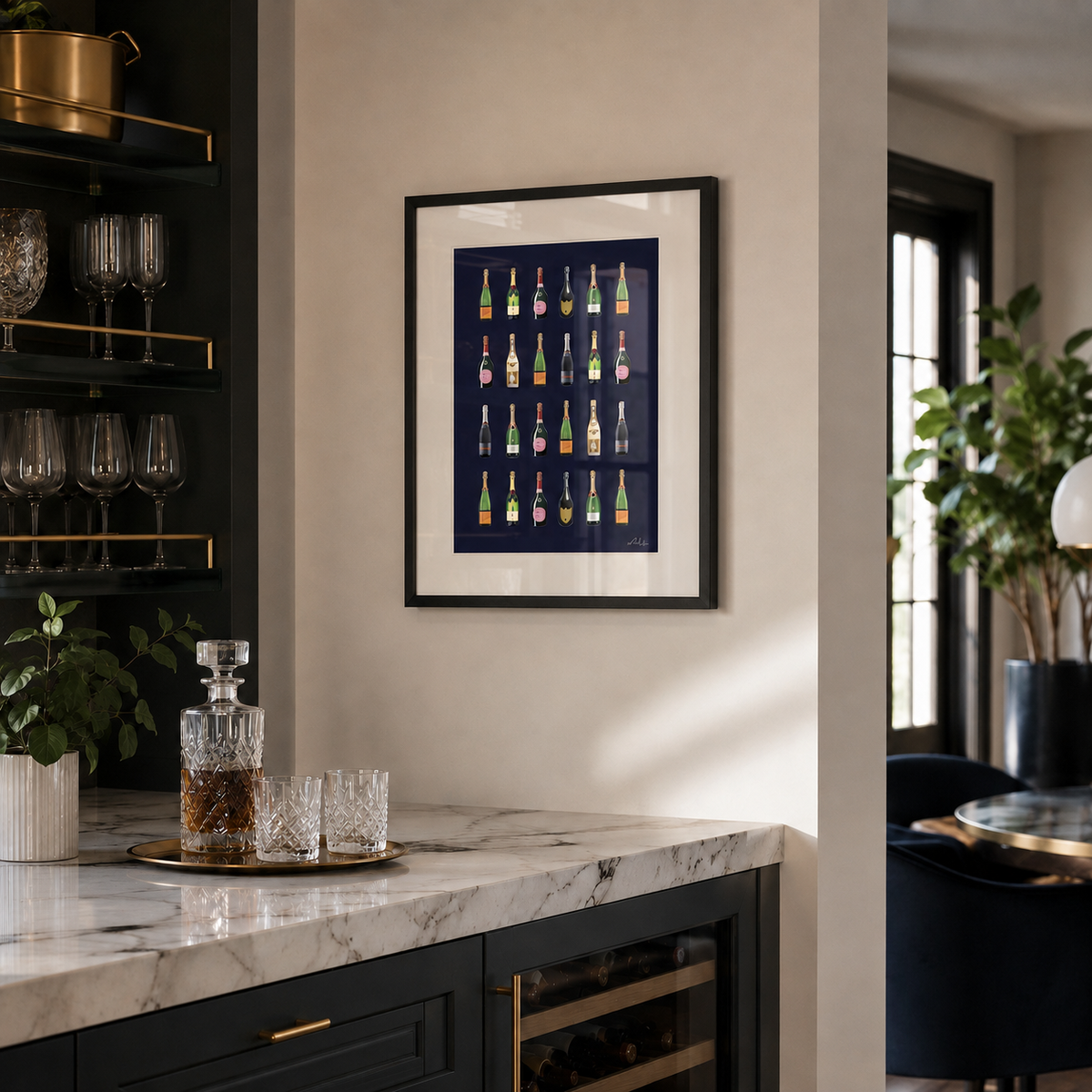 Champagne & Fizz Limited Edition Print
