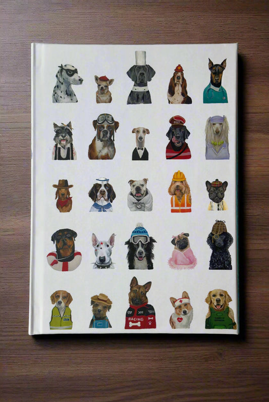 DOGS Hardback Lined Notebook