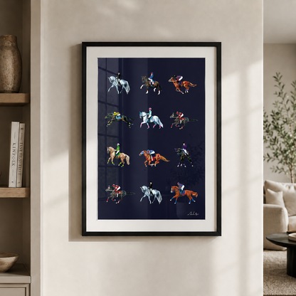 Dressage & Racehorses Limited Edition Print