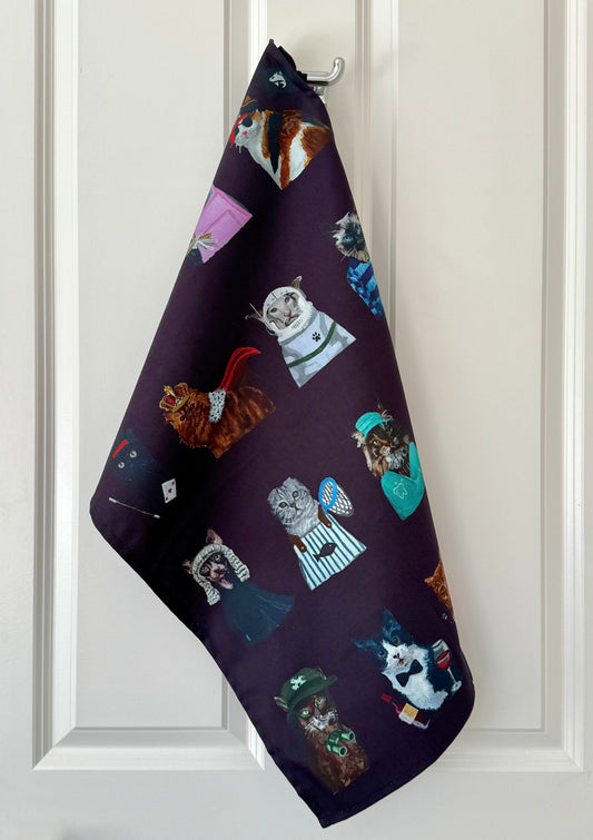 CATS 100% Cotton Tea Towels