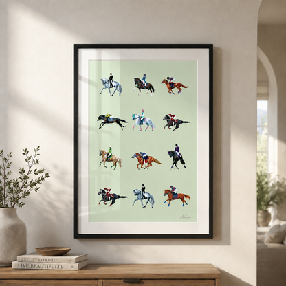 Dressage & Racehorses Limited Edition Print