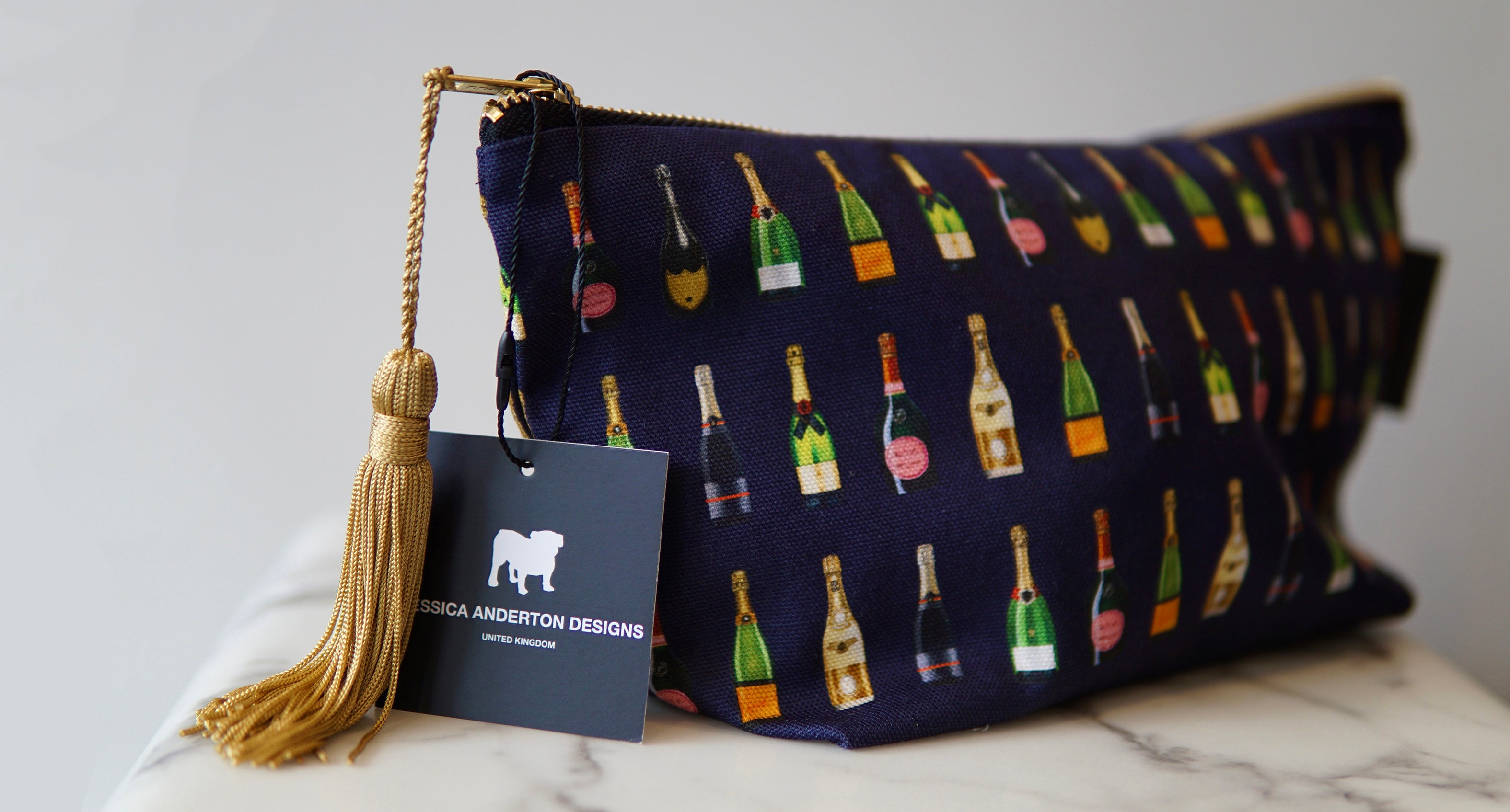 Champagne and Fizz Makeup Bag_Banner