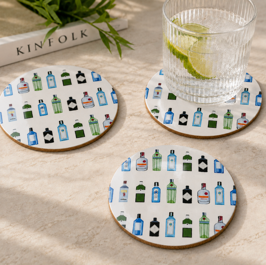 GIN Drinks Coasters