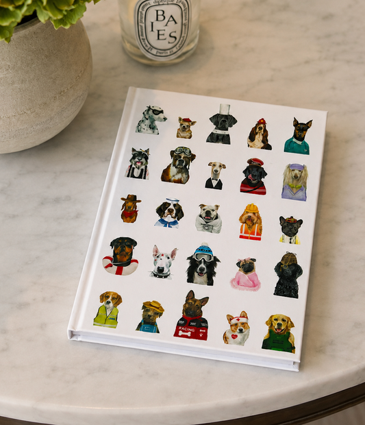 DOGS Hardback Lined Notebook