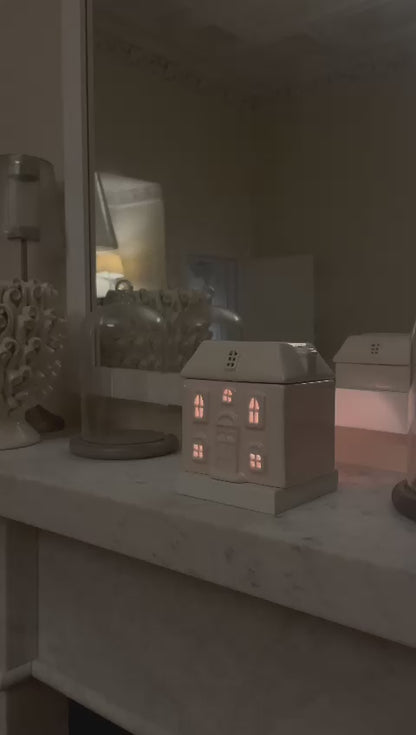 White Ceramic House: Fragrance & Wax Melt