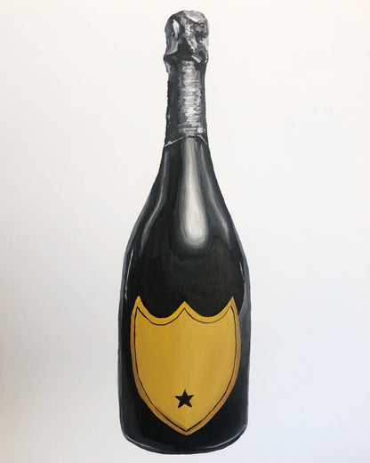 Dom Pérignon Champagne Painting