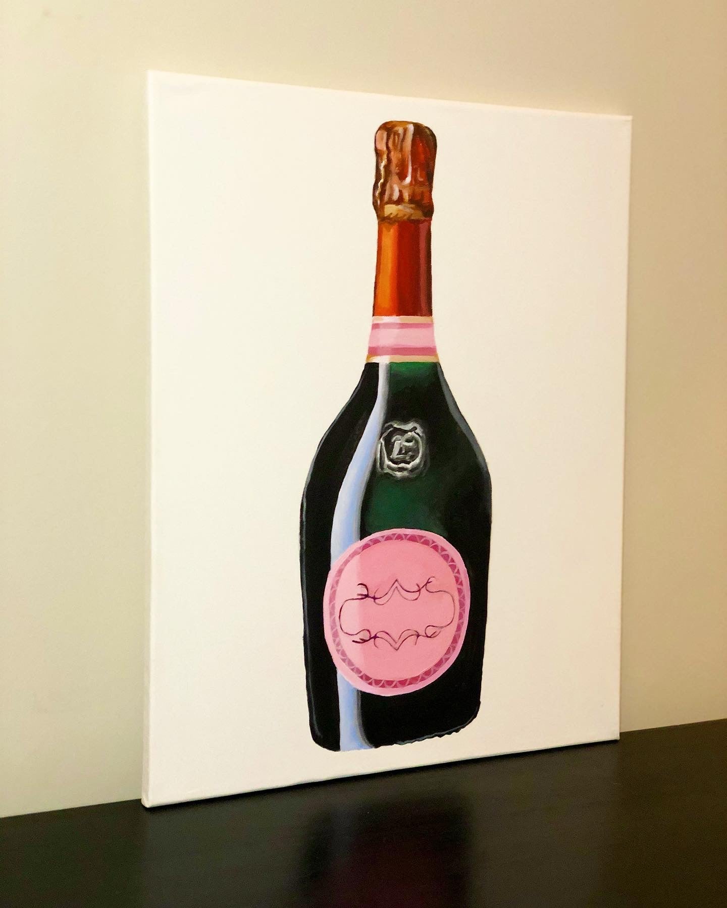 Laurent-Perrier Cuvée Rosé Champagne Painting