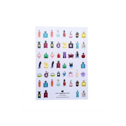 perfume bottle hardback notebook journal