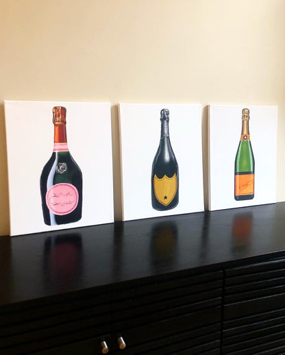 Dom Pérignon Champagne Painting