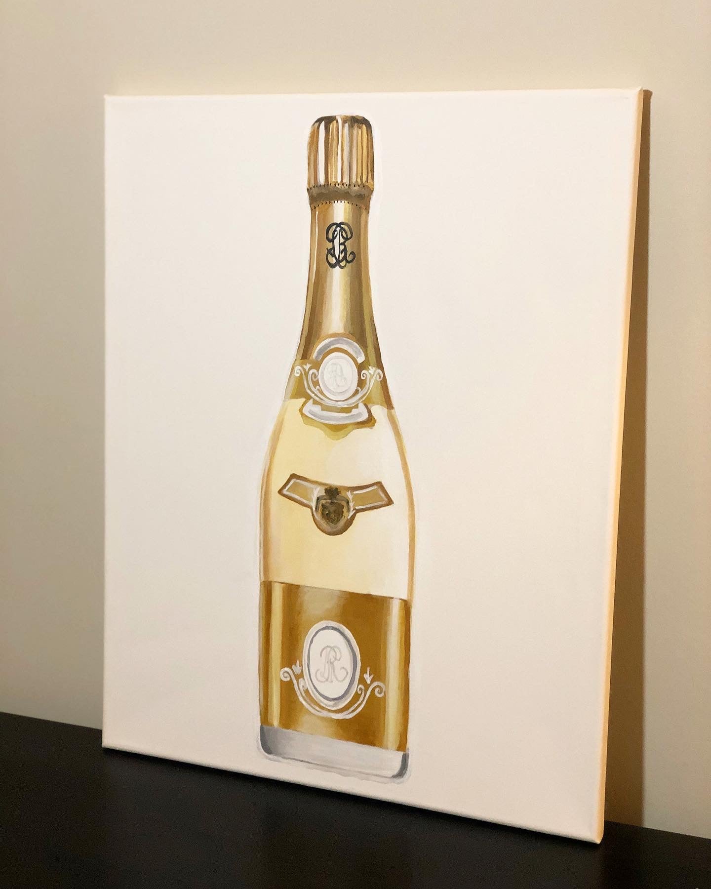 Louis Roederer Cristal Champagne Painting