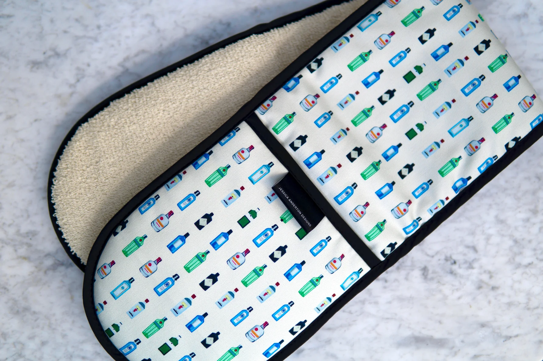 GIN Double Oven Gloves