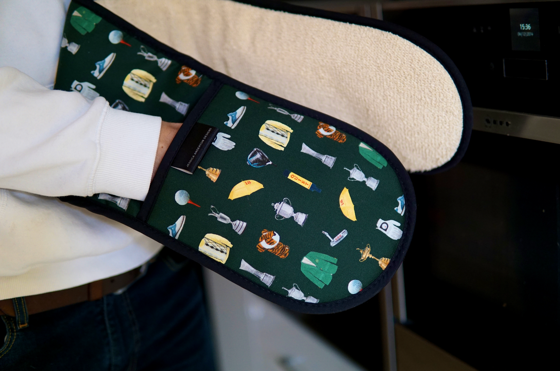 GOLF Double Oven Gloves Men Gift Fathers Day British Gifts 