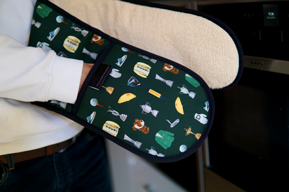 GOLF Double Oven Gloves Men Gift Fathers Day British Gifts 