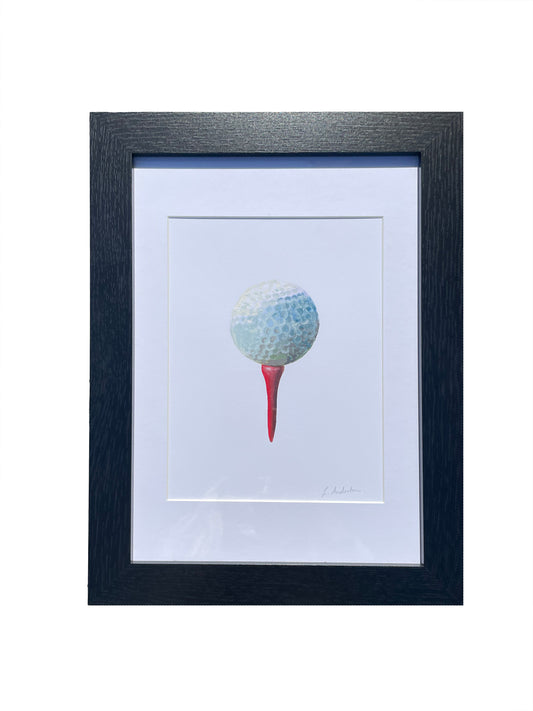 Golf Ball Original Painting