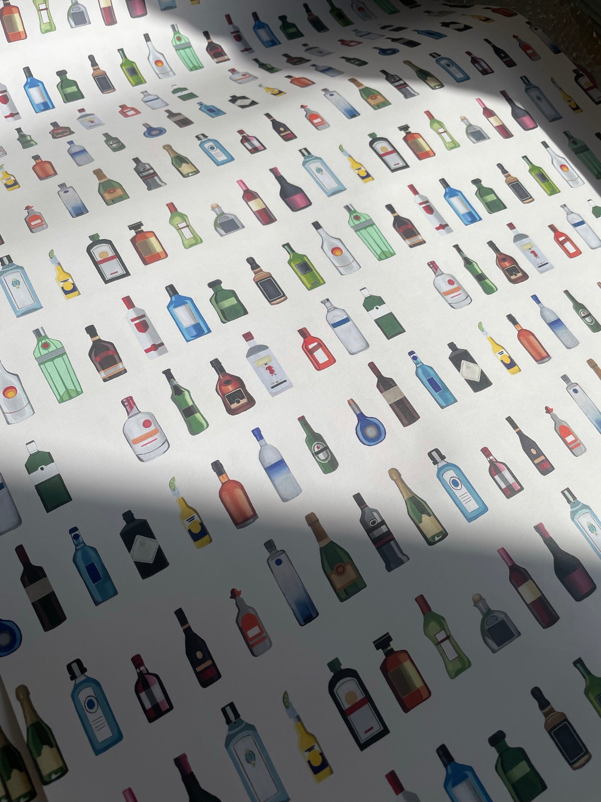 alcohol wrapping paper gift wrap presents 